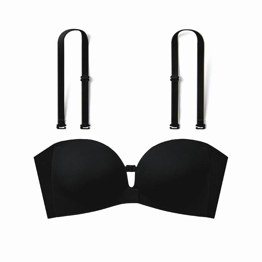 Strapless Front Closure Push-Up Bra