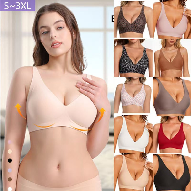 Jelly Wireless Push Up Bra