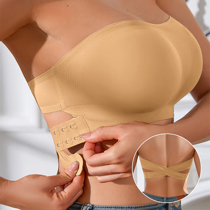 Convertible Strapless Minimizer Bandeau Bra