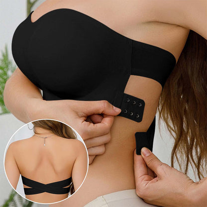 Convertible Strapless Minimizer Bandeau Bra