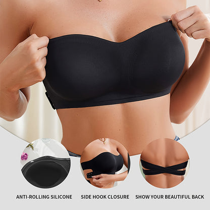 Convertible Strapless Minimizer Bandeau Bra
