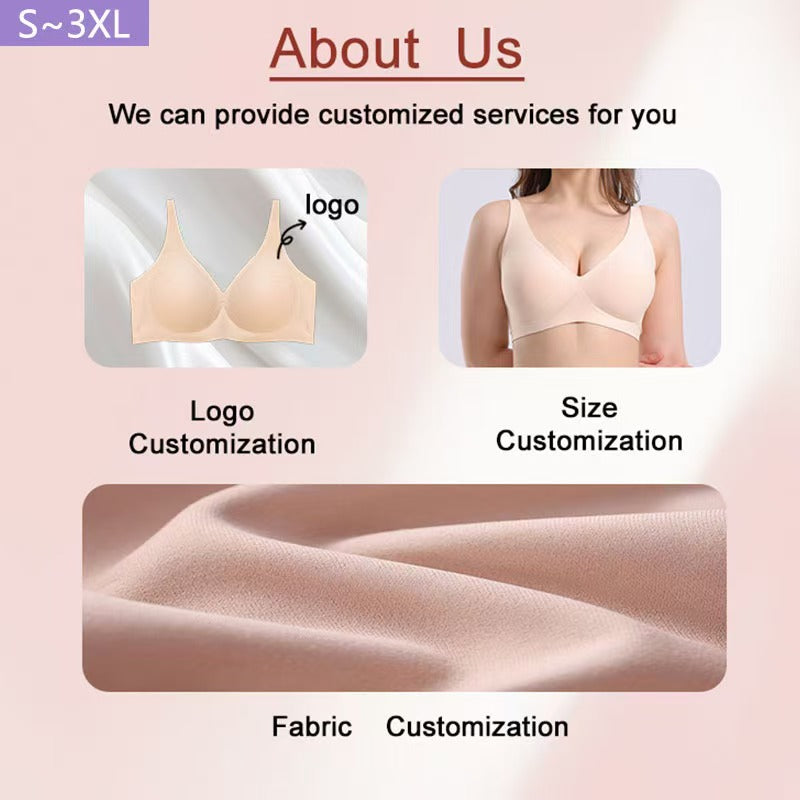Jelly Wireless Push Up Bra