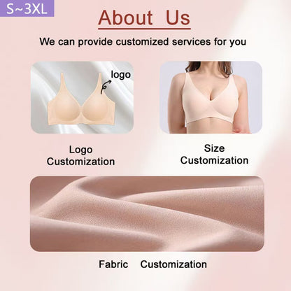 Jelly Wireless Push Up Bra